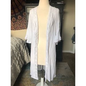 White Lace Kimono